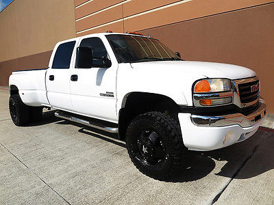 2007 GMC Sierra 3500 SLT CrewCab 4X4 6.6L DIESEL Roof Lifted Rust Free 2007 GMC Sierra Classic 3500 SLT CrewCab Dually 4X4 6.6L DIESEL Roof Lift CLEAN!