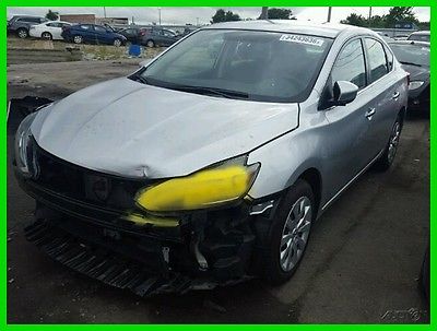 2016 Nissan Sentra S 2016 Nissan Sentra S Great Builder Salvage Title Damage Repairable