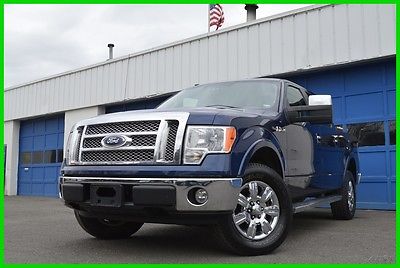 2010 Ford F-150 Lariat Super Crew Cab 5.4L 4X4 4WD Warranty Save Navigation Leather Heated Seats Sony Audio Full Power Options Tail Gate Step +++