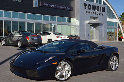 2008 Lamborghini Gallardo 2008 Lamborghini Gallardo Spyder 2008 Lamborghini Gallardo Spyder E-Gear Rear Camera NAVI Well Maintained