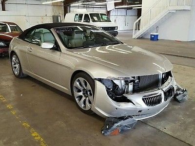 2005 BMW 6-Series Ci 2005 BMW 645 Ci Nice Builder Salvage Title Rebuildable Repairable
