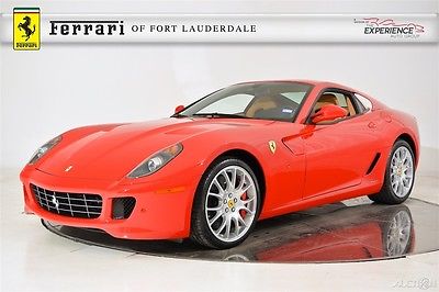 2009 Ferrari 599 GTB Fiorano F1 Carboceramic Carbon Fiber Electric Daytona HomeLink iPod Shields Sensors Bose