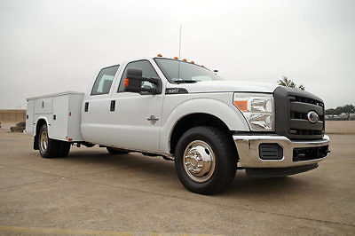 2011 Ford F-350 XL Crew Cab Pickup 4-Door 011 Ford F350 Crew Cab XL Custom 4x2, Knapehide Bed, Diesel, Automatic, More!