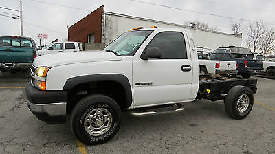 2006 Chevrolet Silverado 2500 HD 4X4 REG CAB 8 FT CHASSIS  6.0 AUTO 4:10 LTD SLP FLEET LEASE!DRIVE IT HOME FOR $7990!!$$$SAVE THOUSAND$$$READY TO GO BACK TO WORK