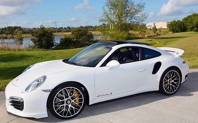 2014 Porsche 911  2014 Porsche 911 Turbo S $194k MSRP 16k Miles White Like New!!