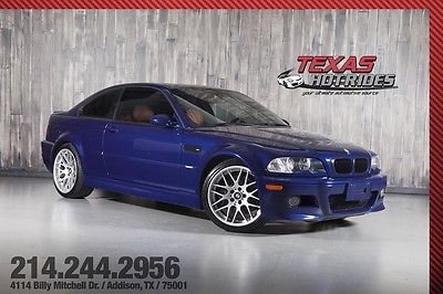 2006 BMW M3 ZCP Competition Pkg 6-Speed 2006 BMW M3 ZCP Competition Pkg 6-Speed! Blue! Nav! SUPER RARE! Low Miles