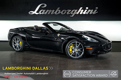 2010 Ferrari California Base Convertible 2-Door DAYTONAS+CARBON CERAMICS+CARBON FIBER WHEEL W/ LED+NAV+SCUDERIA SHIELDS