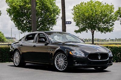 2012 Maserati Quattroporte 4dr Sedan S 12 maserati qp s 425 hp 20 in multi spke wheels red calipers navi moonroof