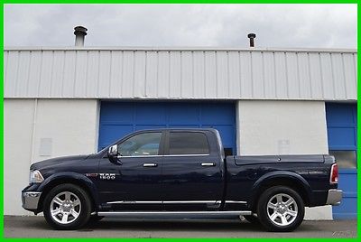 2016 Ram 1500 Longhorn Limited Crew Cab 4X4 4WD EcoDiesel Loaded Repairable Rebuildable Salvage Runs Great Project Builder Fixer Easy Fix Save