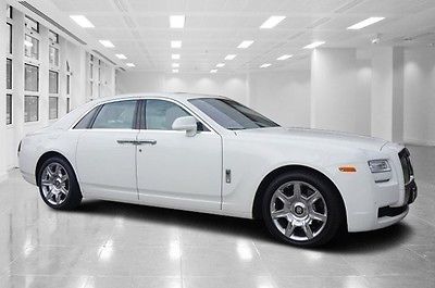 2012 Rolls-Royce Ghost Base Sedan 4-Door Used 2012 Rolls-Royce Ghost Phantom V12 White Leather Flying Spur Mulsanne