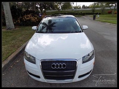 2007 Audi A3 Base Hatchback 4-Door 07 AUDI A3 OPEN SKY PACKAGE PANORAMIC SUNROOF AUDI CONCERT CLEAN CARFAX FL