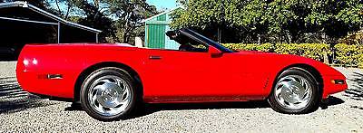 1996 Chevrolet Corvette  Corvette, convertible, red,