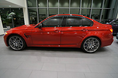 2017 BMW M3 CARBON FIBER TRIM BMW F80 M3 COMPETITION PACKAGE INDIVIDUAL IMOLA RED NR MDCT LOADED