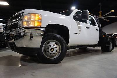 2011 Chevrolet Other Pickups Work Truck 4x2 4dr Crew Cab SWB Chassis 2011 Chevrolet Silverado 3500HD CC WT 6.6L LML Duramax Allison 2WD Flat bed 1own