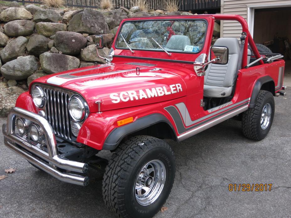 1982 Jeep CJ  Rust free California Arizona SCRAMBLER CJ8 in NY great condition drives great