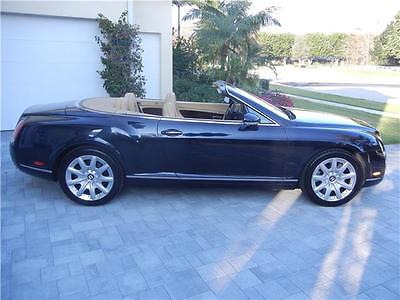 2007 Bentley Continental GT -- 2007 Bentley Continental GT  Convertible Blue With Tan Leather Pristine Must See