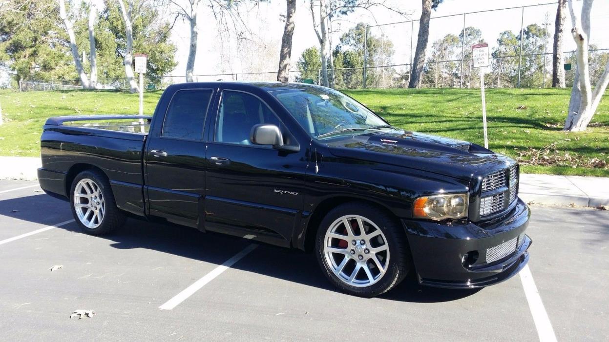 2005 Dodge Ram 1500 SRT 10 2005 QUAD VIPER Near Perfect NEW PPG PAINT SRT10 SRT 10