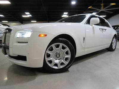 2011 Rolls-Royce Ghost WHITE ON WHITE, 47K HIGHWAY MILES, NAV, CAMERA, CL 11 Rolls Royce Ghost 47k Salvage Rebuilt (Minor) Export Welcome White on white