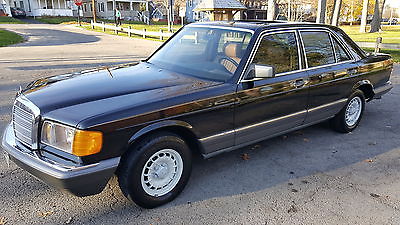 1982 Mercedes-Benz 300-Series W126 Body SD 1982 Mercedes 300SD Black Fantastic Turbo Diesel Amazing Rare Pampered SD D S TD