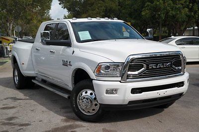2016 Ram 3500 Leather 2016 RAM 3500 LIMITED MEGA CAB 4X4 $78,100 msrp clean carfax 1 owner florida
