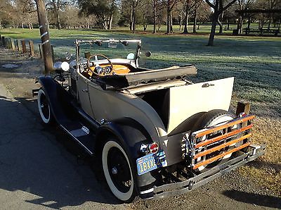 1980 Ford Model A  1929 Ford Model A Roadster Replica. 1980 Shay. Disk brakes,rack/pinion,2.3L,