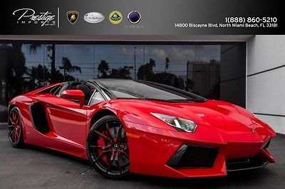 2015 Lamborghini Aventador LP700-4 Roadster Convertible 2-Door 2015 Lamborghini Roadster