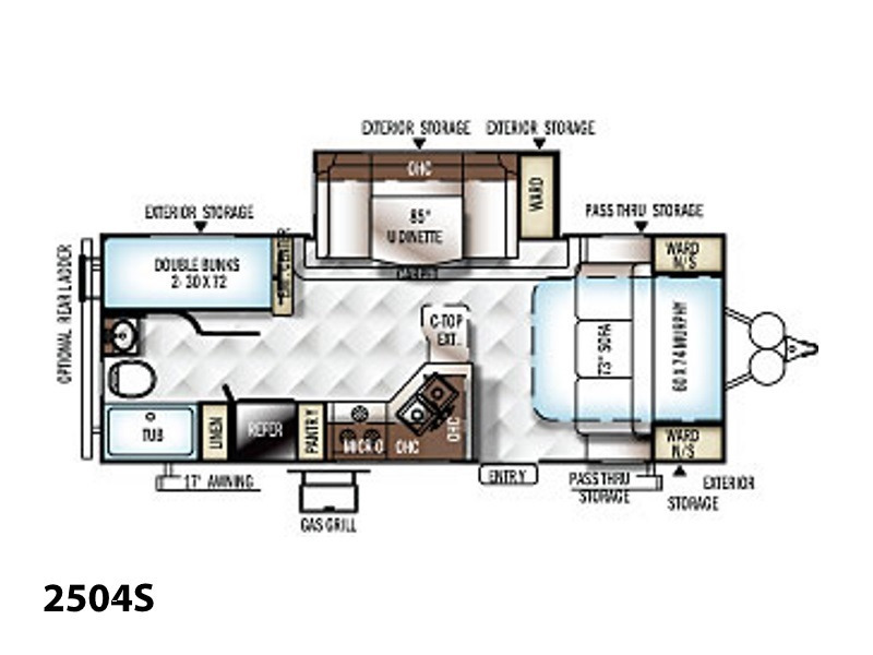 2017 Forest River Rockwood Mini Lite 2504S