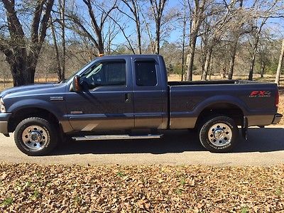 2005 Ford F-250 XLT FORD F250 4X4 POWERSTROKE DIESEL 4WD SHORTBED SWB EXTENDED CAB SUPER CAB