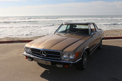 1972 Mercedes-Benz SL-Class 2-door convertible 1972 Mercedes Benz 350SL Gold Convertible