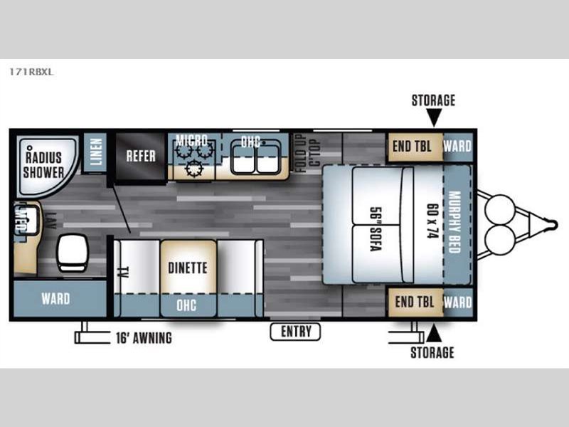 2017 Forest River Rv Salem Cruise Lite 171RBXL