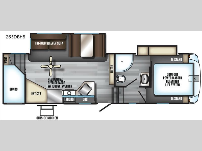 2017 Forest River Rv Cherokee Arctic Wolf 265DBH8