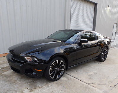 2012 Ford Mustang Base Coupe 2-Door alvage Rebuildable, 3.7L V6, 6-Speed, Premium, Leather Seats, 19