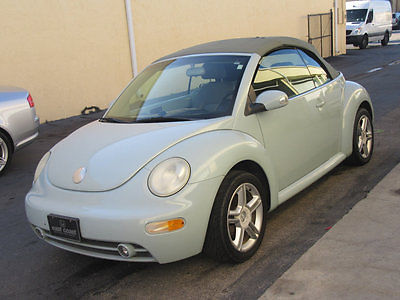 2005 Volkswagen Beetle-New 2dr GLS Automatic 1 OWNER 65000 MILES MECHANIC SPECIAL ACQUARIS BLUE CLEAN CARFAX NONRUNNER