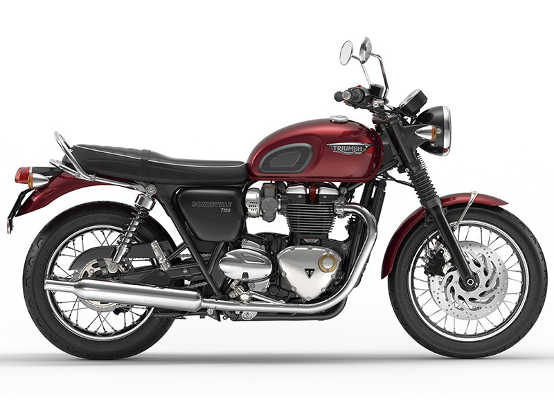 2017 Triumph Bonneville T120 Cinder Red