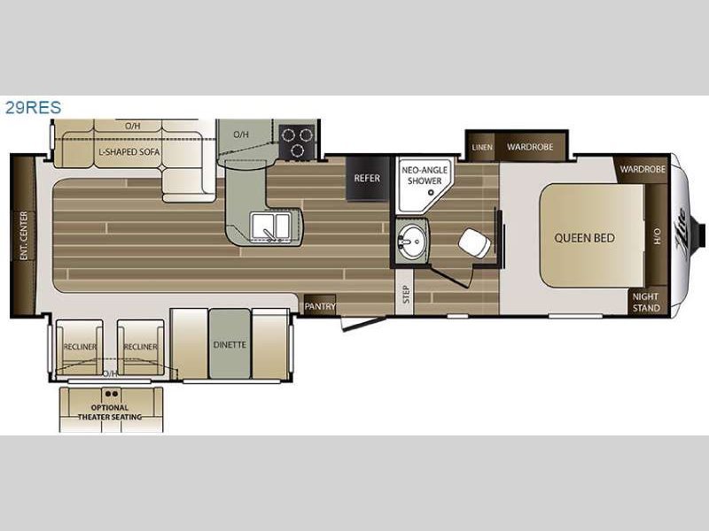 2016 Keystone Rv Cougar X-Lite 29RES