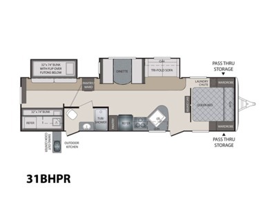 2016 Keystone Rv Premier 31BHPR