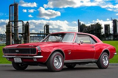 1967 Chevrolet Camaro RS SS Immaculate Red 1967 Chevrolet Camaro RS SS w/True 396 Turbo Jet V8 Engine!