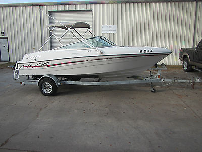 1999 Four Winns 180 Horizon Bow rider Runabout Recent Tuneup Water Ready Trailer