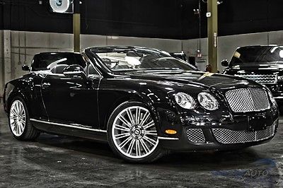 2010 Bentley Continental GT GTC Speed Convertible 2-Door 2010 Bentley Continental GTC Speed MINT Condition! Loaded! As Nice as They Get!