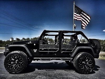 2017 Jeep Wrangler  BLACK OPS*CUSTOM*LIFTED*LEATHER*FUEL*TOYO 37