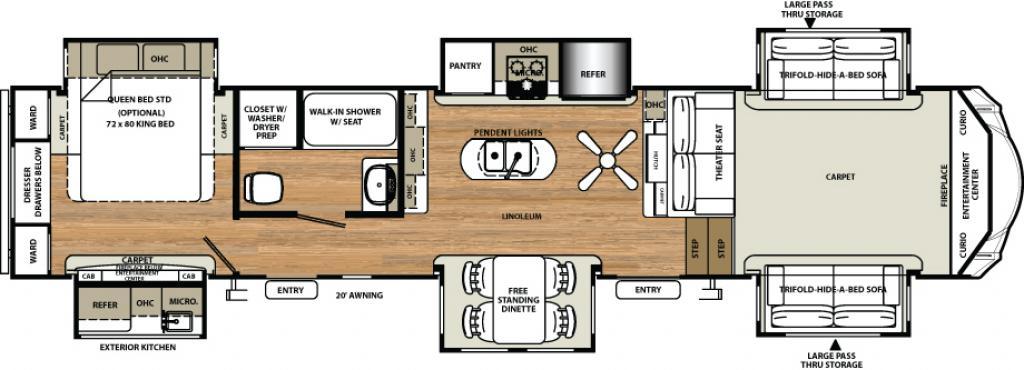 Forest River Rv Sandpiper 379flok RVs for sale