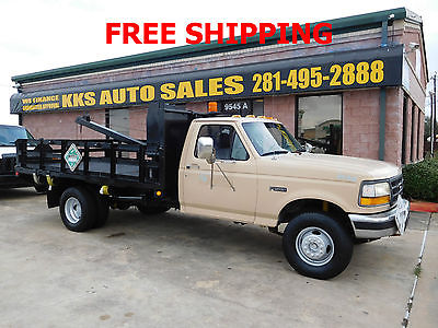 1997 Ford F-450  1997 FORD F-450 SUPER DUTY DIESEL 7.3 ENGINE WITH 11 FT BED AND CRANE,LOW MILES