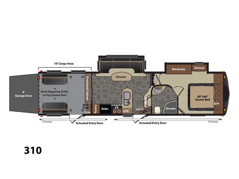 2013 Keystone Rv Fuzion 310