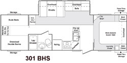 2006 Keystone Rv Cougar 301BHS