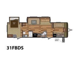 2017 Keystone Rv Hideout 31FBDS