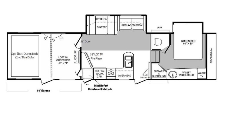 2009 Keystone Rv Raptor 380LEV