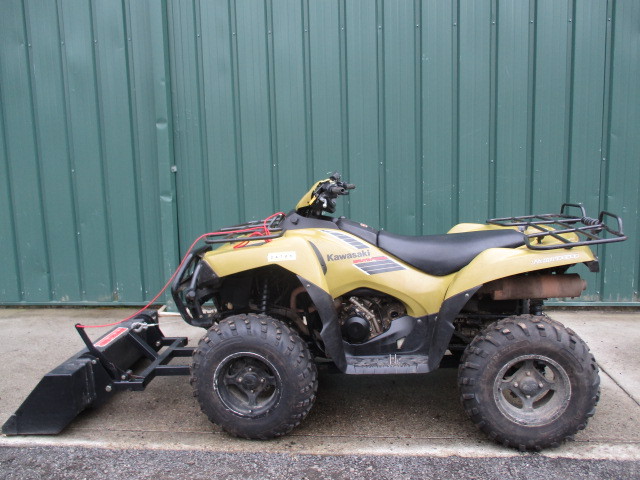 2005 Kawasaki BRUTEFORCE 750 WITH PLOW AND WINCH,
