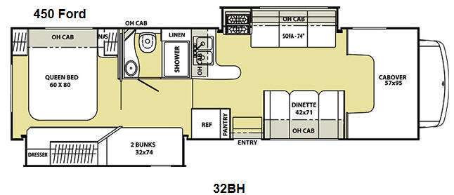 2013 Coachmen Rv Freelander 32BH Ford 450