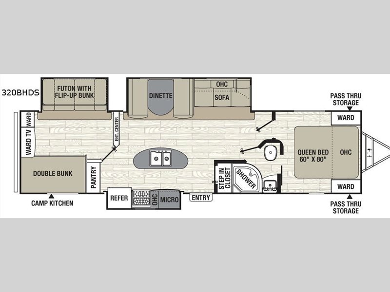 2017 Coachmen Rv Freedom Express 320BHDS