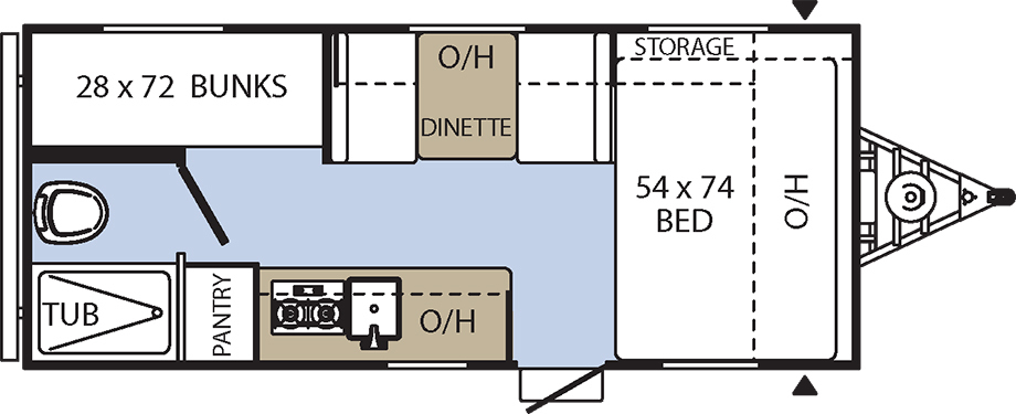 2017 Coachmen CLIPPER 17CBH